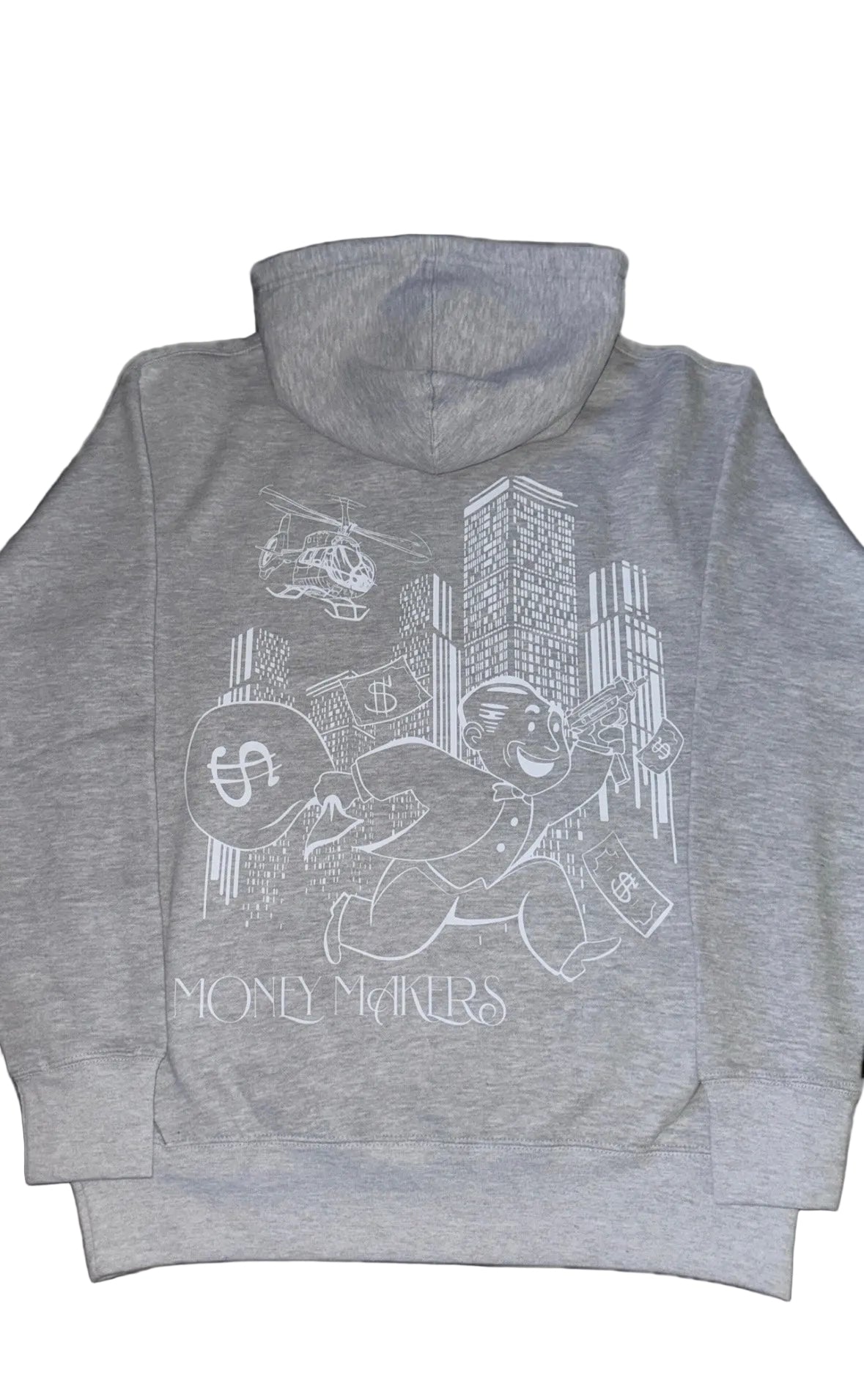 MONEYMAKER$ GREY HOODIE