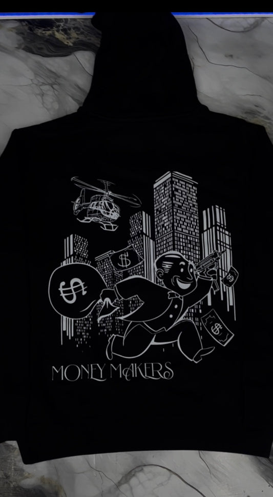 MONEY MAKERS BLACK HOODIE