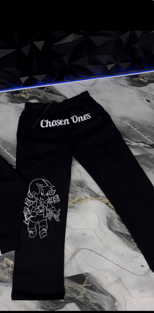 MONEY MAKERS BLACK SWEATS